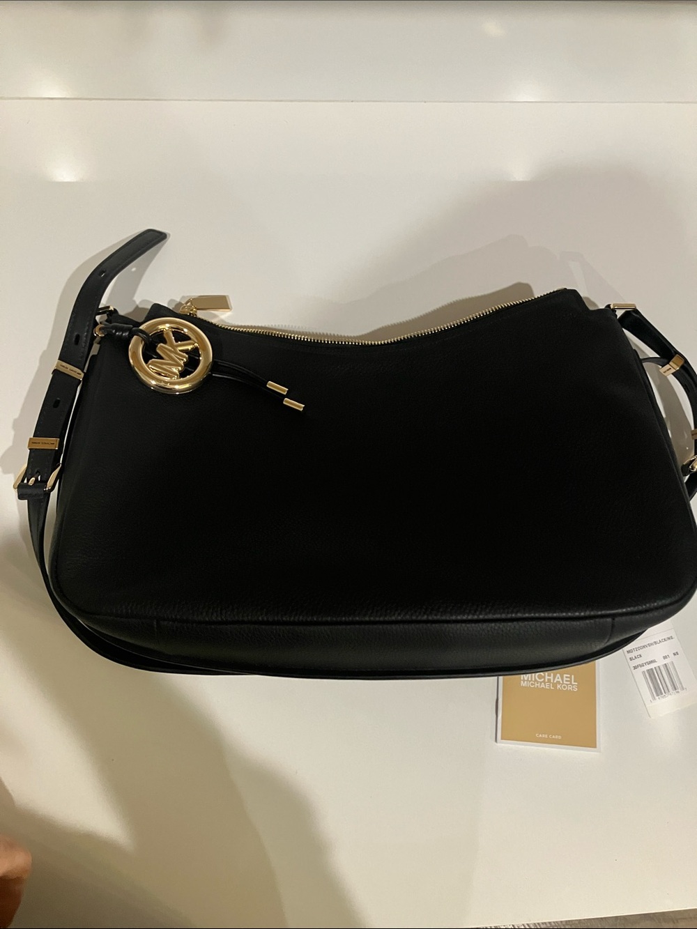 MICHAEL MICHAEL KORS Nolita Medium Pebbled Leather Shoulder Bag Retails $299.50 - Picture 10 of 14